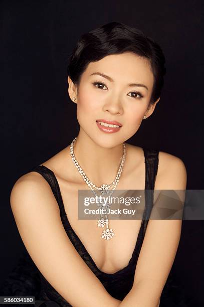 Actress Ziyi Zhang is photographed on February 27, 2005.