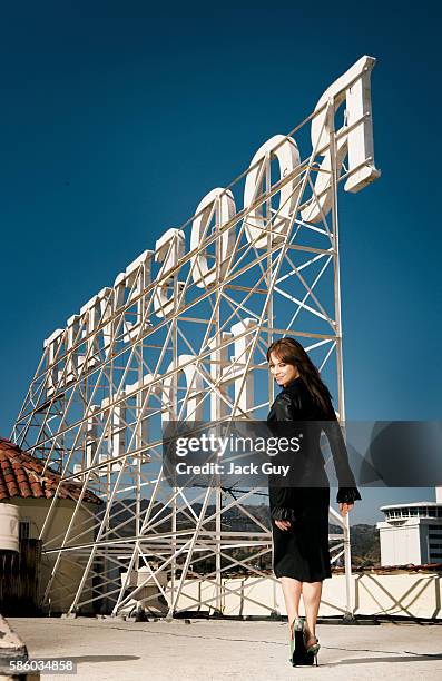 Melinda Clarke is photographed in 2005 in Los Angeles, California.