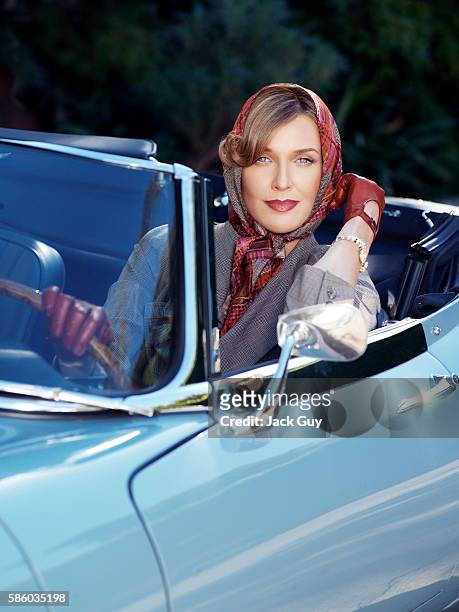 Actress Brenda Strong is photographed on October 14, 2005 in Los Angeles, California.