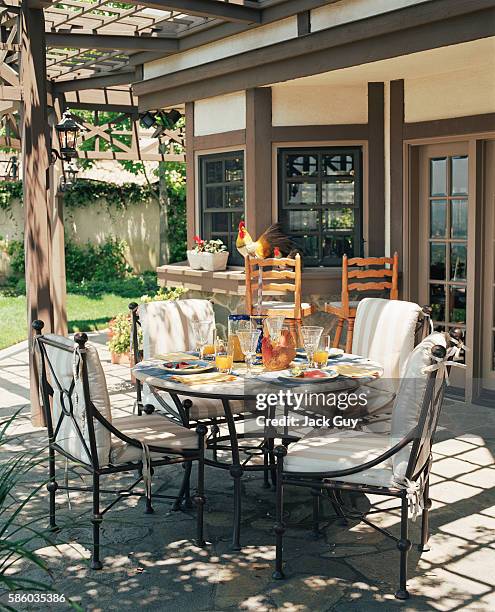 Actress Melody Thomas Scott's home is photographed in 2003 in Los Angeles, California. PUBLISHED IMAGE.