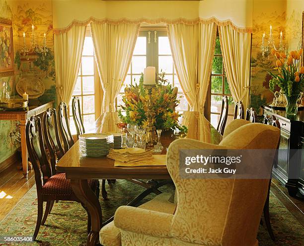 Actress Melody Thomas Scott's home is photographed in 2003 in Los Angeles, California. PUBLISHED IMAGE.