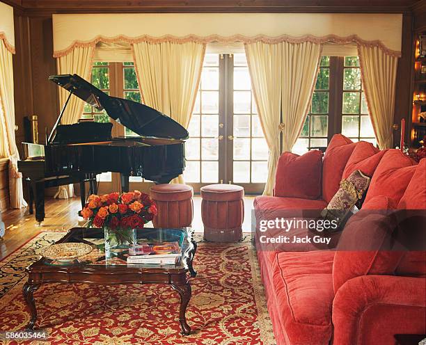 Actress Melody Thomas Scott's home is photographed in 2003 in Los Angeles, California.