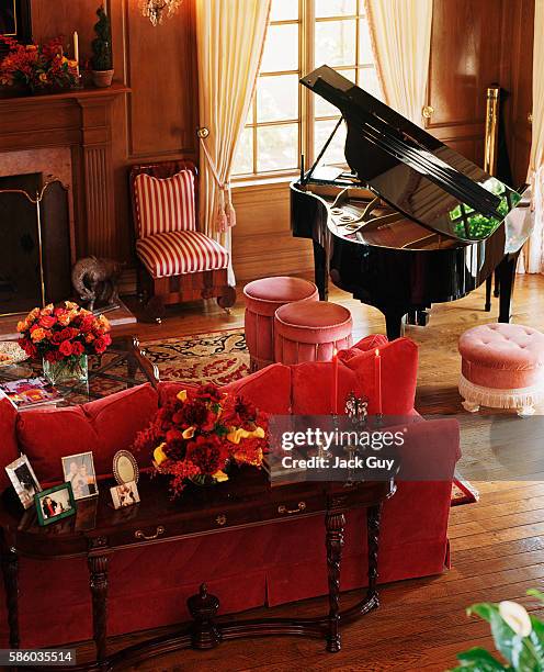 Actress Melody Thomas Scott's home is photographed in 2003 in Los Angeles, California.