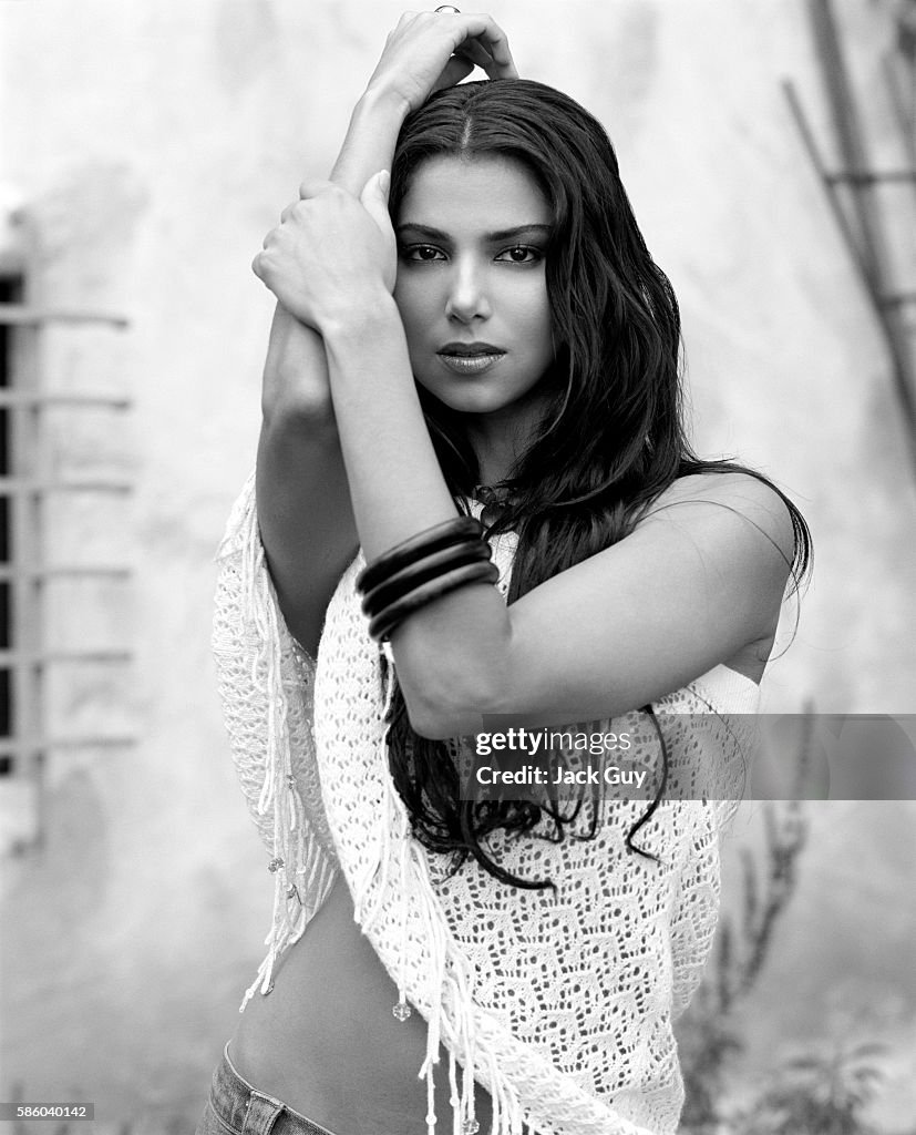 Actress Roselyn Sanchez is photographed for Latina Magazine in 2002