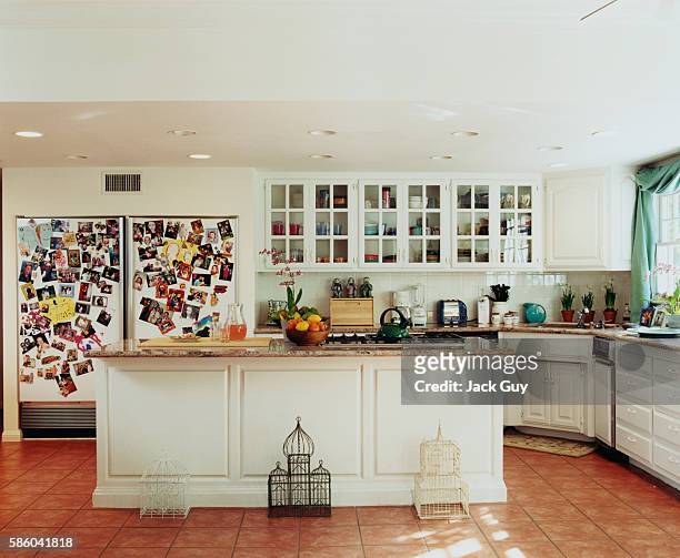 Actors John Ritter and Amy Yasbeck's home is photographed for InStyle Magazine in 2003 in Los Angeles, California. PUBLISHED IMAGE.