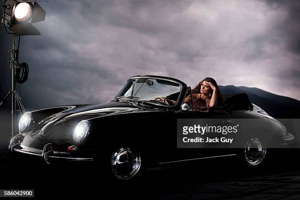 Driver Danica Patrick is photographed for Michigan Avenue Magazine on October 7, 2010 in Los Angeles, California. PUBLISHED IMAGE.