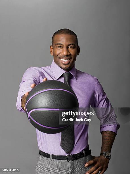 Basketball player Amar'e Stoudemire is photographed for Gotham Magazine on August 29, 2011 in New York City. COVER IMAGE.