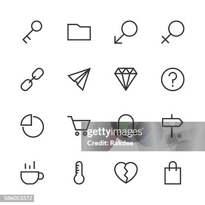 Basic Icon Set 8 - Line Series Basic Icon Set 8 - Line Series