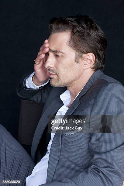 Actor Olivier Martinez is photographed for Ocean Drive Magazine on June 21, 2012 in Los Angeles, California. PUBLISHED IMAGE.