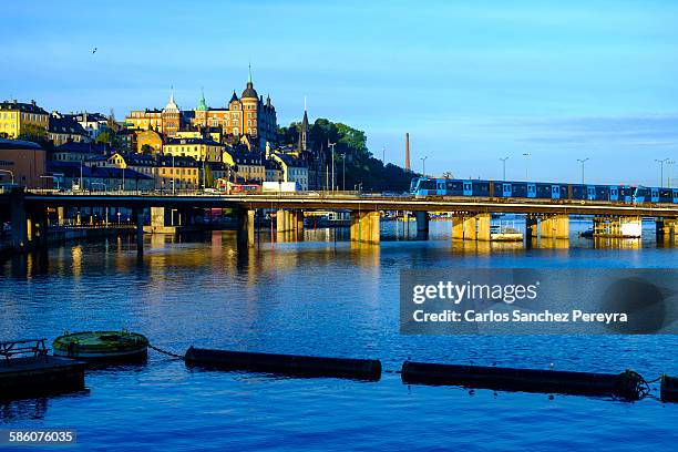 view of stockholm - stockholm metro stock pictures, royalty-free photos & images