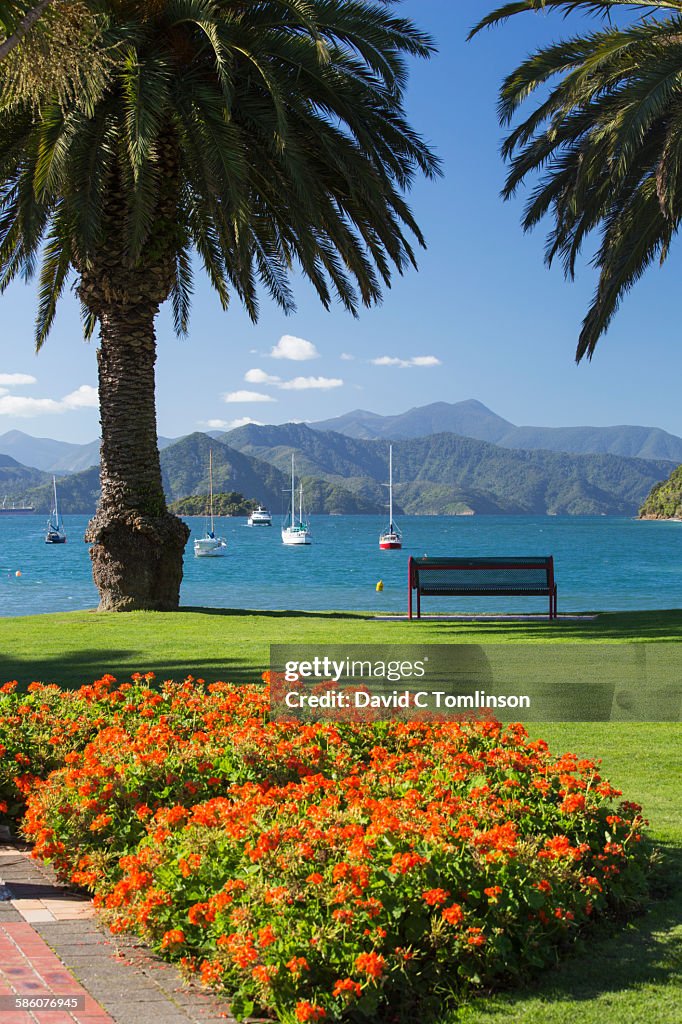 Picturesque waterfront gardens, Picton