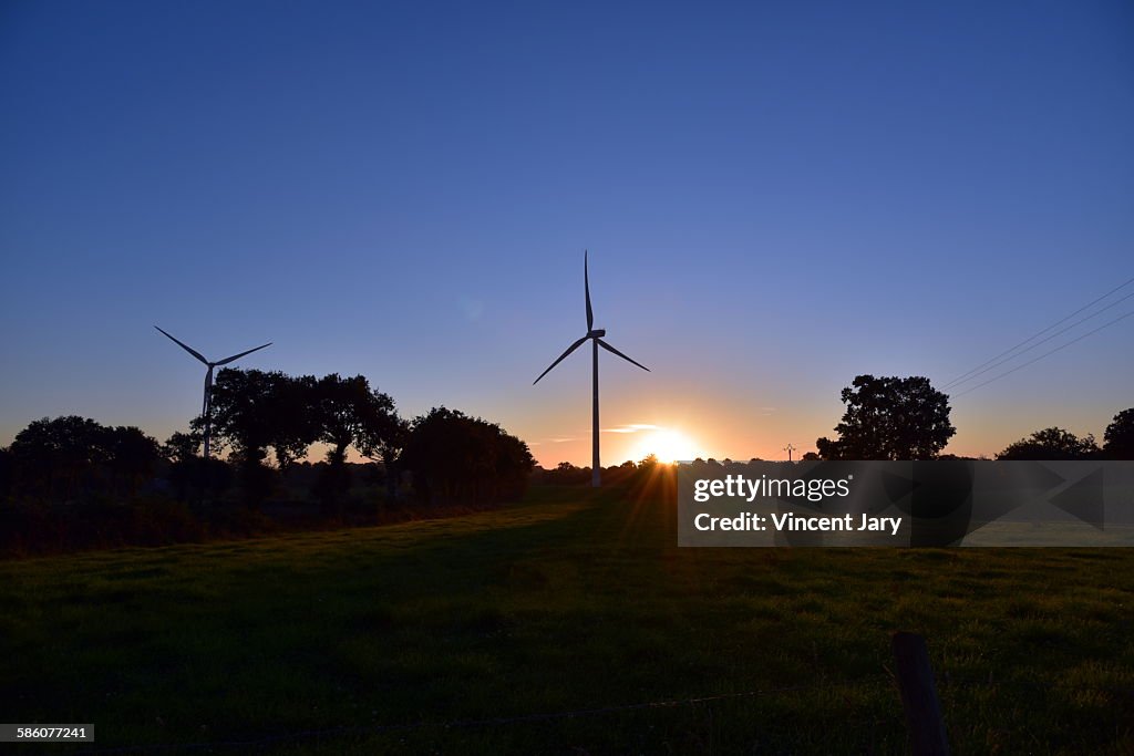 Wind turbine, France