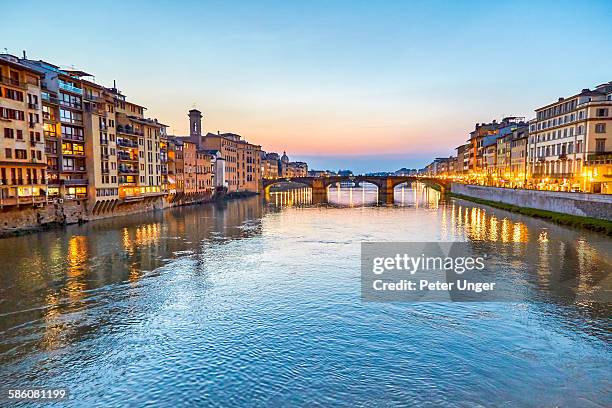 ponte vecchio,florence,italy - vecchio stock-fotos und bilder