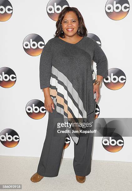 Chandra Wilson arrives at Disney ABC Television Group Hosts TCA Summer Press Tour at the Beverly Hilton Hotel on August 4, 2016 in Beverly Hills,...