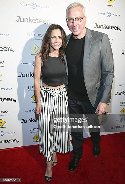 Dr. Emily Morse and Dr. Drew Pinksy attend "Junketeers" Launch Party at HYDE Sunset: Kitchen + Cocktails on August 4, 2016 in West Hollywood,...