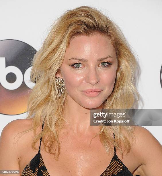 Actress Tabrett Bethell arrives at Disney ABC Television Group Hosts TCA Summer Press Tour at the Beverly Hilton Hotel on August 4, 2016 in Beverly...