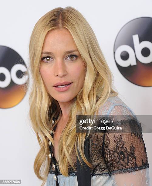 Actress Piper Perabo arrives at the Disney ABC Television Group TCA Summer Press Tour at the Beverly Hilton Hotel on August 4, 2016 in Beverly Hills,...