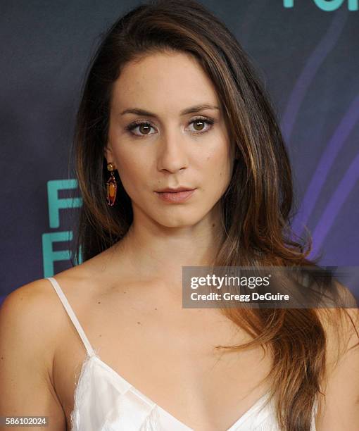 Actress Troian Bellisario arrives at the Disney ABC Television Group TCA Summer Press Tour at the Beverly Hilton Hotel on August 4, 2016 in Beverly...