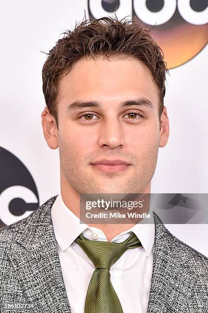 Actor Ryan Guzman attends the Disney ABC Television Group TCA Summer Press Tour on August 4, 2016 in Beverly Hills, California.