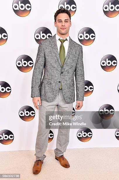 Actor Ryan Guzman attends the Disney ABC Television Group TCA Summer Press Tour on August 4, 2016 in Beverly Hills, California.