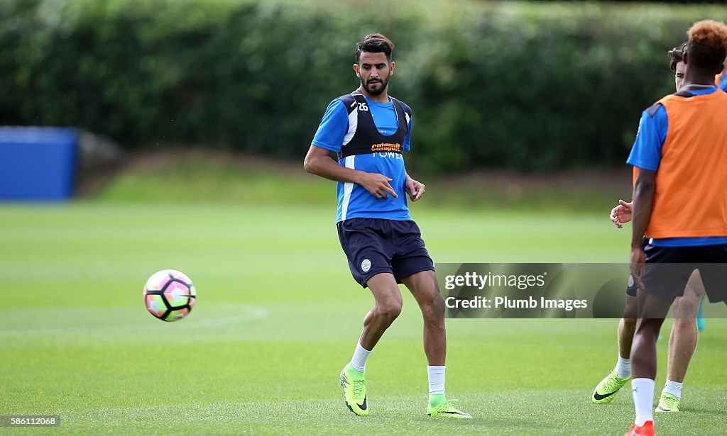 Leicester City Training and Press Conference