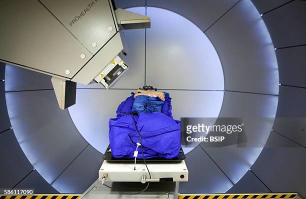 Reportage at the Rinecker Proton Therapy Center in Munich, Germany. The center has the latest equipment for proton therapy treatment. Proton therapy...