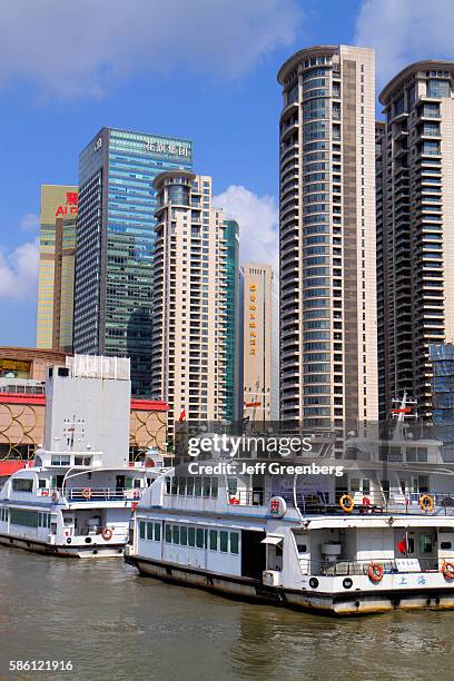 Jinling East Road Dongchang Road Ferry, view from city skyline.