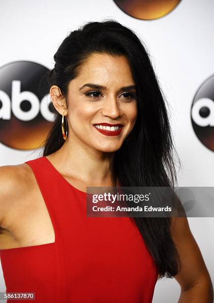 S Moafi Actress Sepideh Moafi attends the Disney ABC Television Group TCA ...