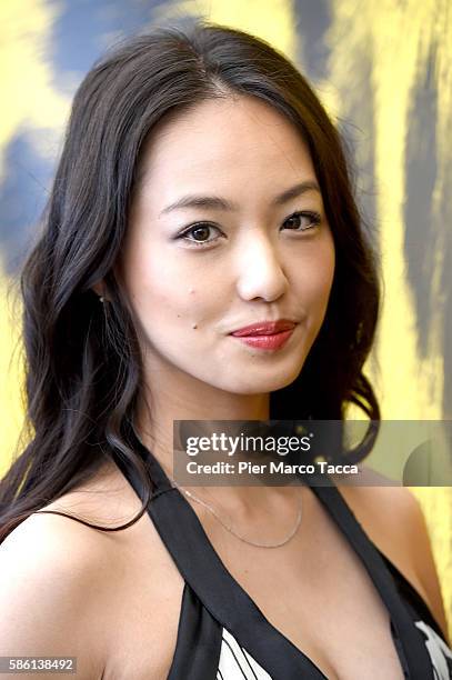 Actress Yuki Mamiya attends 'Kaze ni nureta onna' photocall during the 69th Locarno Film Festival on August 5, 2016 in Locarno, Switzerland.