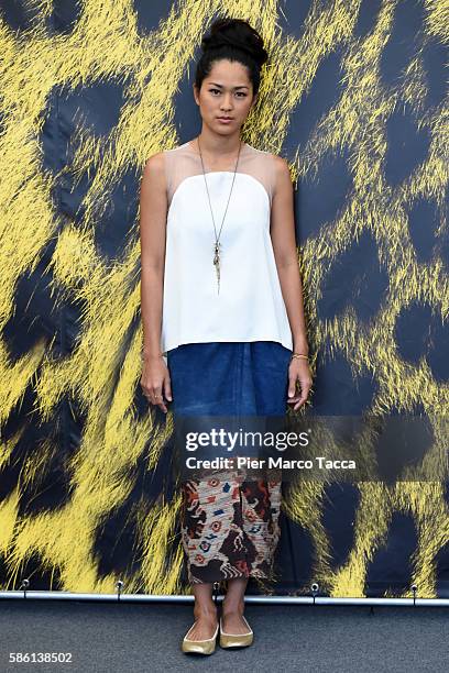 Actress Prisia Nasution attends 'Interchange' photocall during the 69th Locarno Film Festival on August 5, 2016 in Locarno, Switzerland.