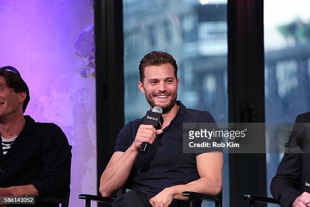 Jamie Dornan discusses his new film, "Anthropoid" at AOL Build at AOL HQ on August 5, 2016 in New York City.