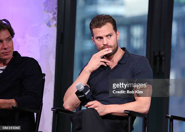 Jamie Dornan discusses his new film, "Anthropoid" at AOL Build at AOL HQ on August 5, 2016 in New York City.