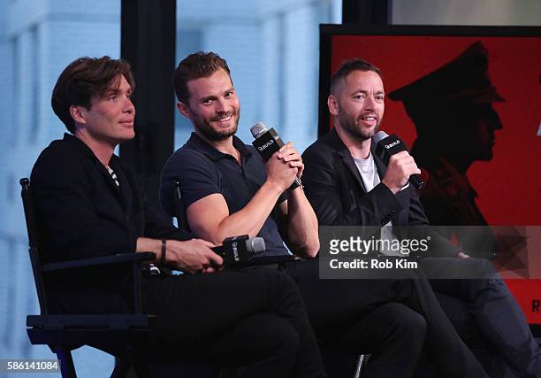 Cillian Murphy, Jamie Dornan and Sean Ellis discuss their new film, "Anthropoid" at AOL Build at AOL HQ on August 5, 2016 in New York City.