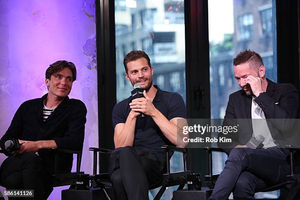 Cillian Murphy, Jamie Dornan and Sean Ellis discuss their new film, "Anthropoid" at AOL Build at AOL HQ on August 5, 2016 in New York City.