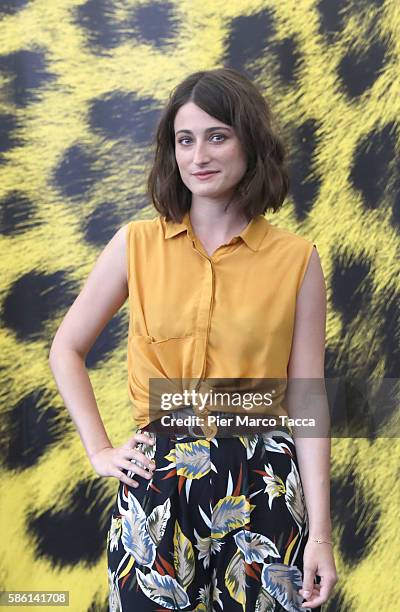 Actress Chloe Astor attends 'La Prunelle de mes yeux' photocall during the 69th Locarno Film Festival on August 5, 2016 in Locarno, Switzerland.