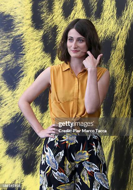 Actress Chloe Astor attends 'La Prunelle de mes yeux' photocall during the 69th Locarno Film Festival on August 5, 2016 in Locarno, Switzerland.