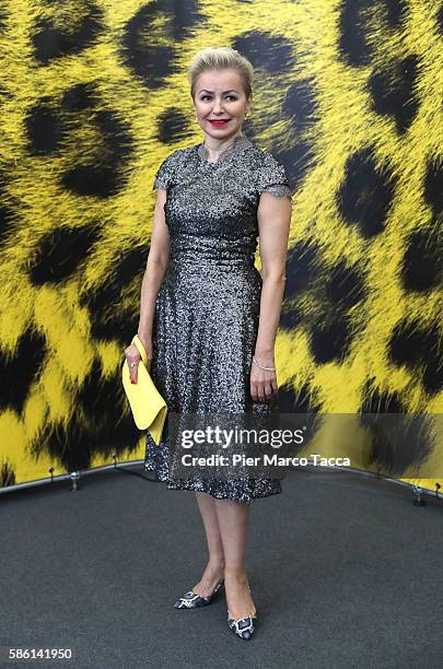 Actress Aleksandra Konieczna attends 'Ostatnia rodzina' photocall during the 69th Locarno Film Festival on August 5, 2016 in Locarno, Switzerland.