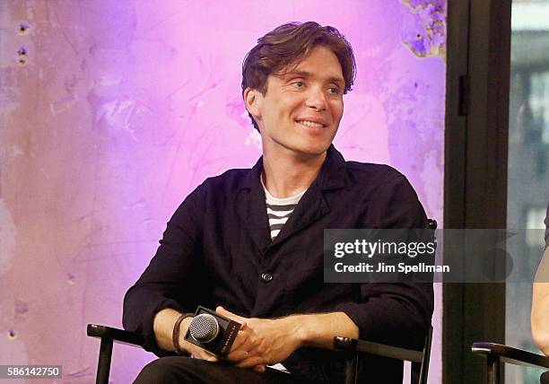 Actor Cillian Murphy attends AOL Build Presents Sean Ellis, Jamie Dornan and Cillian Murphy, "Anthropoid" at AOL HQ on August 5, 2016 in New York...