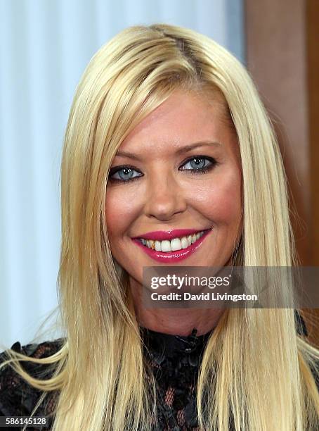 Actress Tara Reid visits Hollywood Today Live at W Hollywood on August 5, 2016 in Hollywood, California.