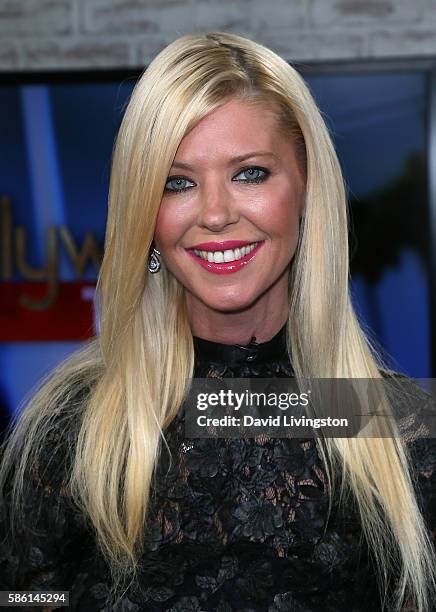 Actress Tara Reid visits Hollywood Today Live at W Hollywood on August 5, 2016 in Hollywood, California.