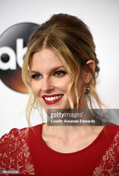 Actress Chelsey Crisp attends the Disney ABC Television Group TCA Summer Press Tour on August 4, 2016 in Beverly Hills, California.