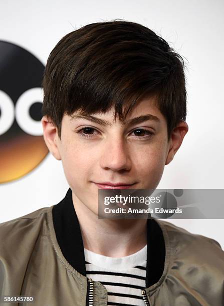 Actor Mason Cook attends the Disney ABC Television Group TCA Summer Press Tour on August 4, 2016 in Beverly Hills, California.