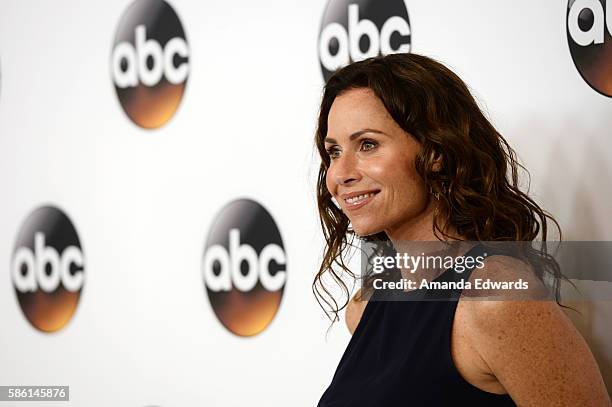 Actress Minnie Driver attends the Disney ABC Television Group TCA Summer Press Tour on August 4, 2016 in Beverly Hills, California.