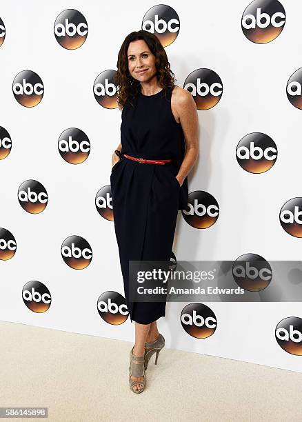 Actress Minnie Driver attends the Disney ABC Television Group TCA Summer Press Tour on August 4, 2016 in Beverly Hills, California.