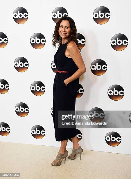 Actress Minnie Driver attends the Disney ABC Television Group TCA Summer Press Tour on August 4, 2016 in Beverly Hills, California.