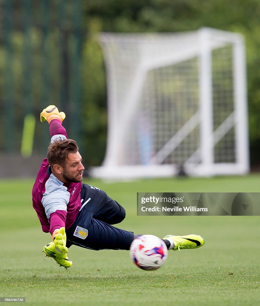 Aston Villa Training Session