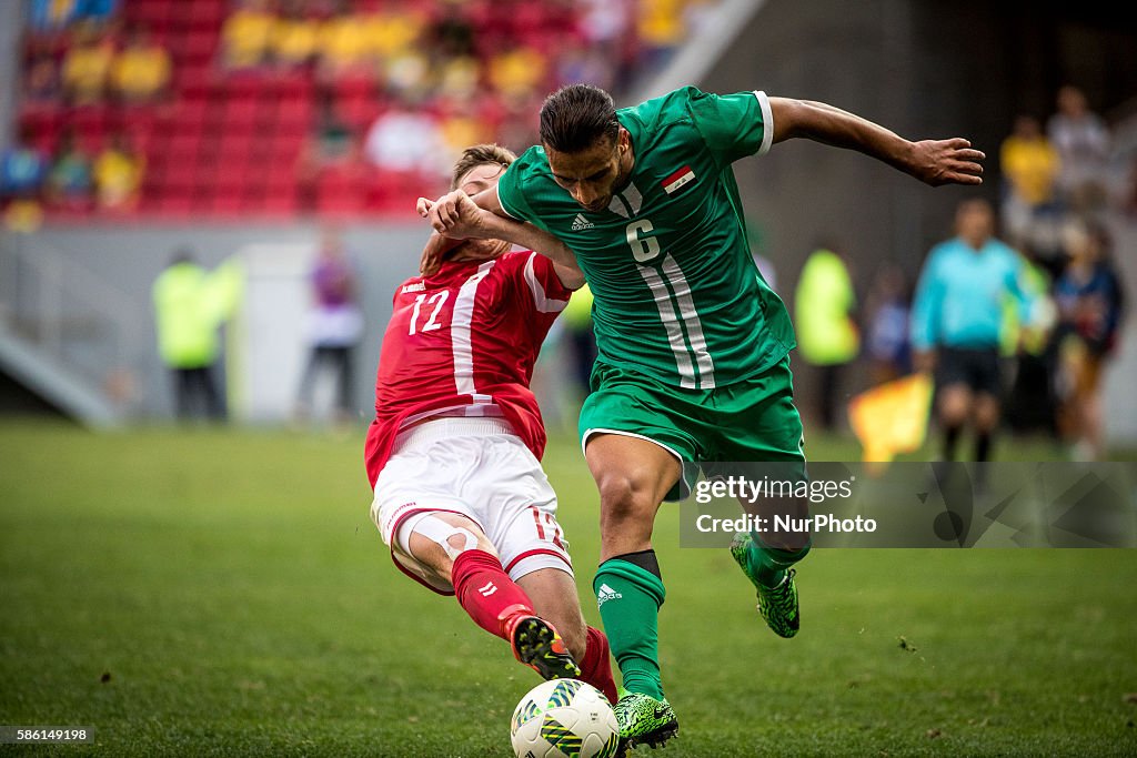 Iraq v Denmark: Men's Football - Olympics