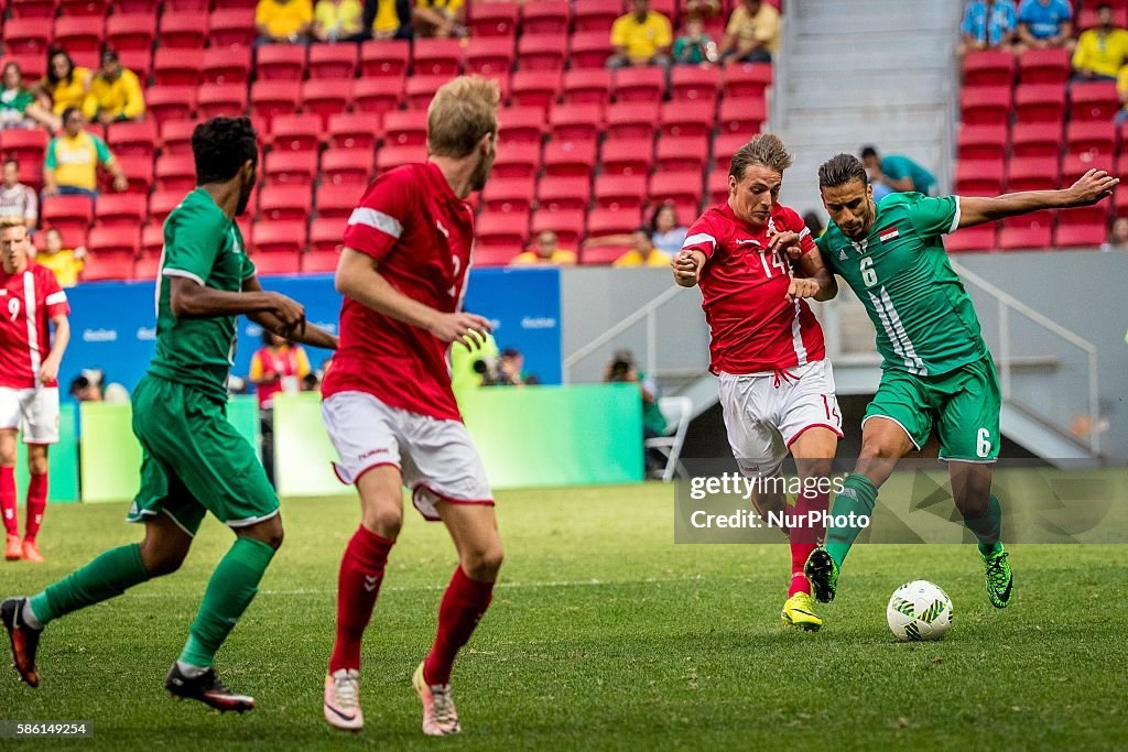 Iraq v Denmark: Men's Football - Olympics