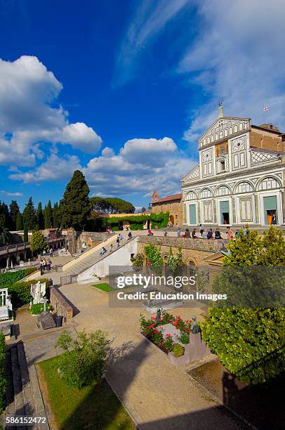 San Miniato al Monte, Florence, San Miniato al Monte church, Tuscany, Italy.