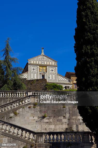 San Miniato al Monte, Florence, San Miniato al Monte church, Tuscany, Italy.